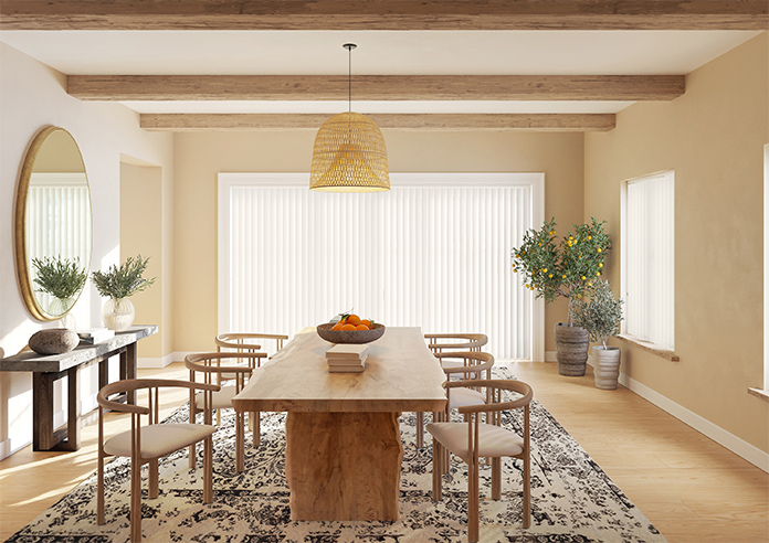 Trinity (Blackout), Off White - Vertical Blind - Image 8